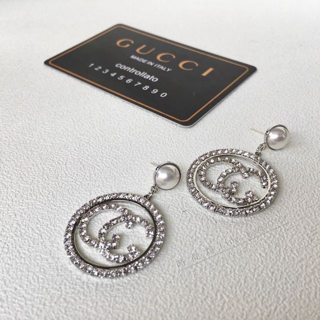 GUCCi飾品 古馳新款耳飾耳環 Gucci雙G耳釘  zgbq1152